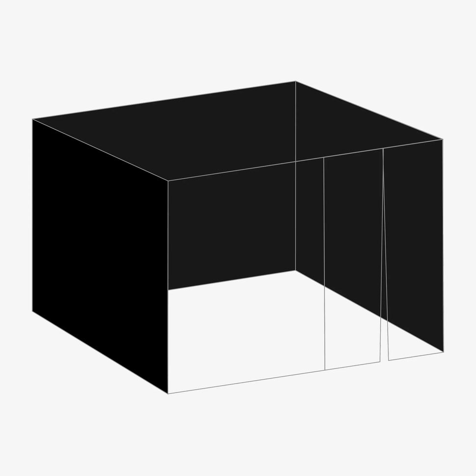 Set de 3 paredes interiores