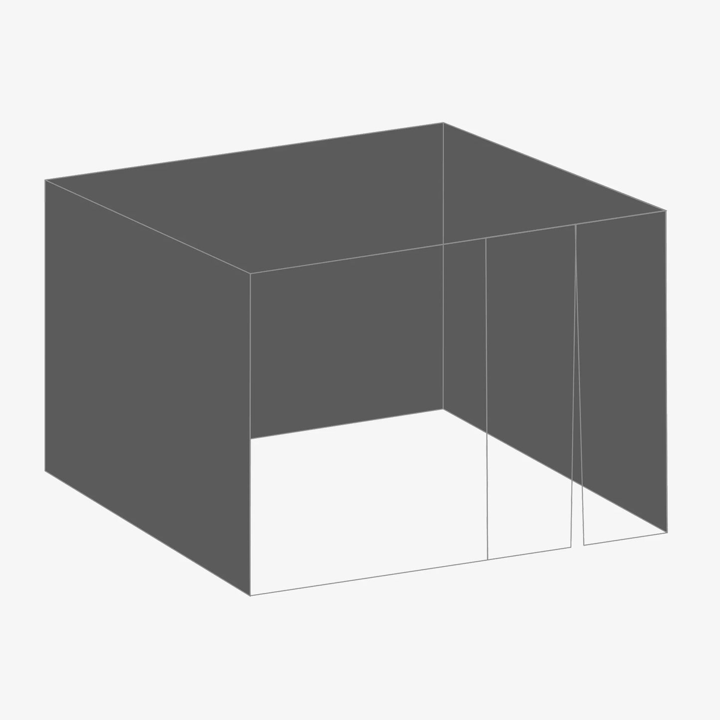 Set de 3 paredes interiores